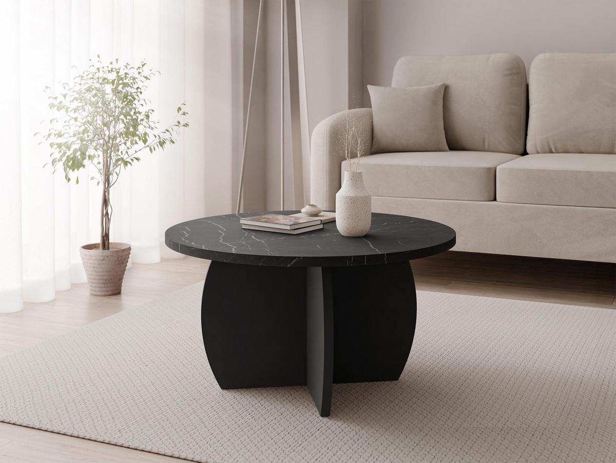 COUCHTISCH Tamisa - Schwarz, Holzwerkstoff (74/74/40cm) - MIRJAN24