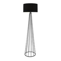 STEHLEUCHTE Neath - Schwarz, Metall (30/30/155cm) - lux.pro