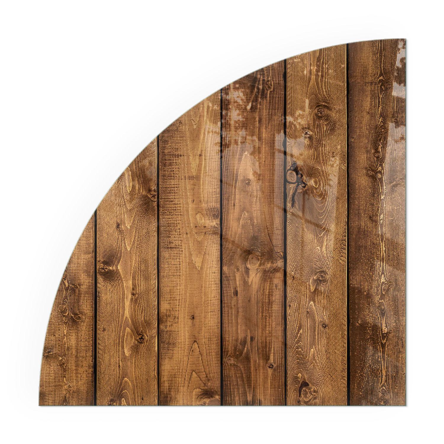 GLASPLATTE für Kamin 100x100 cm - Braun, Glas (100/100/0.4cm) - TULUP