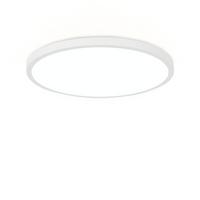 DECKENLEUCHT LED Schlafzimmer - Schlafzimmerlampe Flach Badezimmerlampe 6000K Ø30CM - Weiß, Kunststoff (30/30/2.5cm) - ZMH