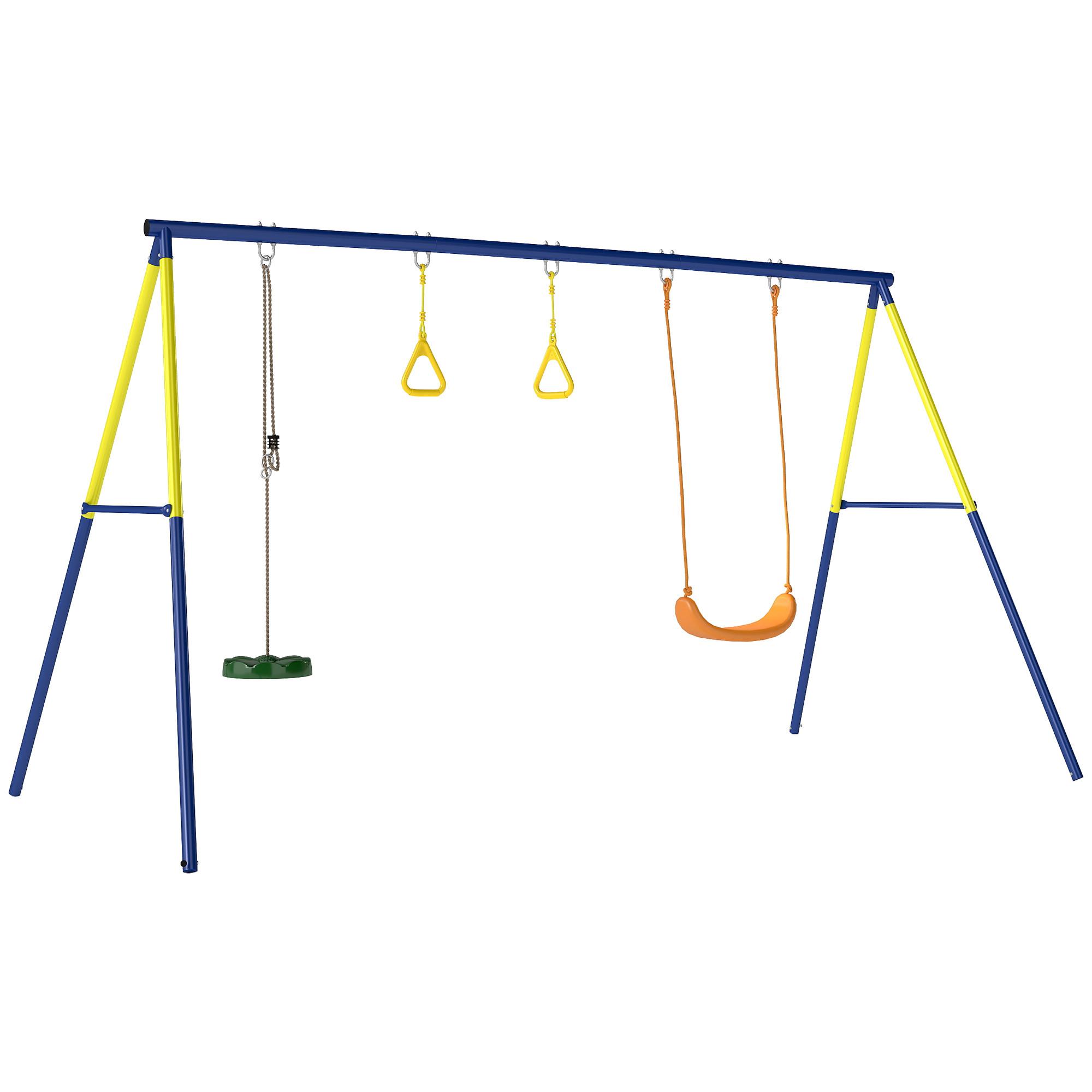 SCHAUKELGESTELL Stahl Mehrfarbig - Blau, Metall (160/285cm) - AIYAPLAY