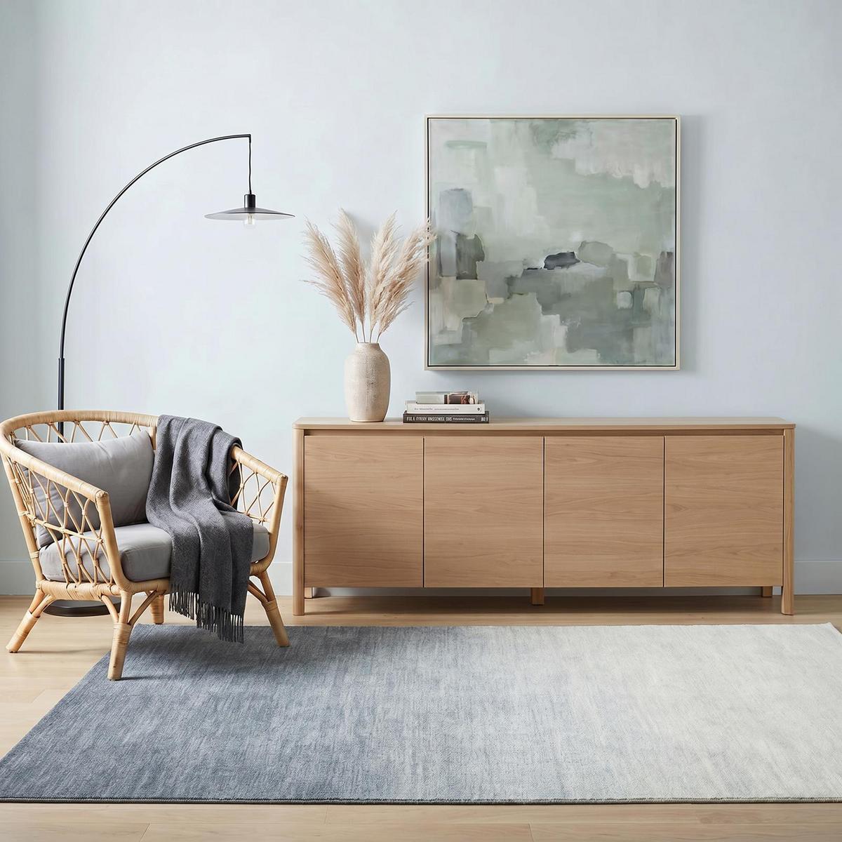 TEPPICH OMBRE - Grau, Textil (200/300cm) - IDIMEX