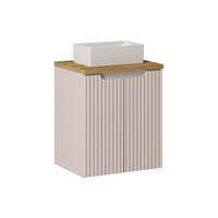 WASCHTISCH 50cm Riva Kaschmir - Beige, Holzwerkstoff (50/57/40cm) - Petits-meubles