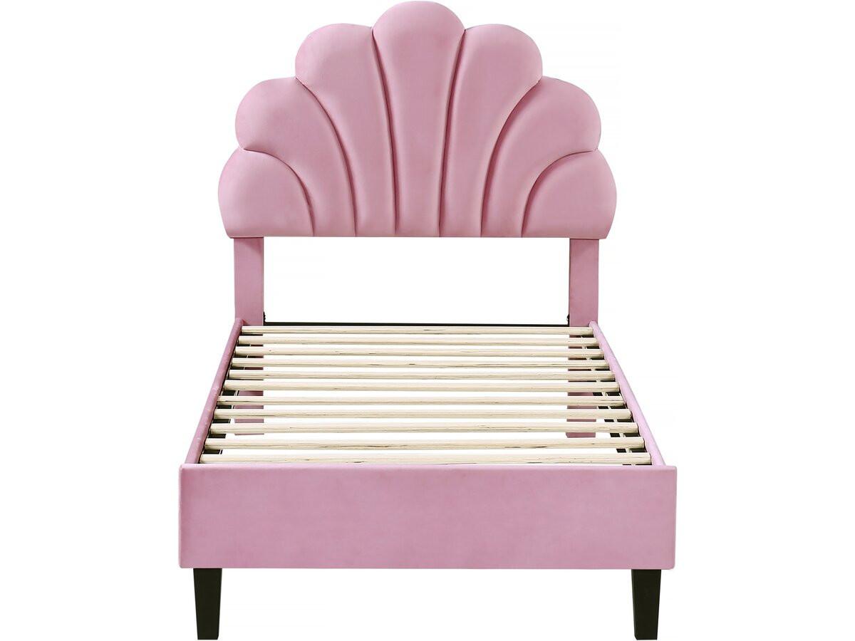 BETT manon Rosa - Pink, Textil (190/90cm) - Habitat Garten