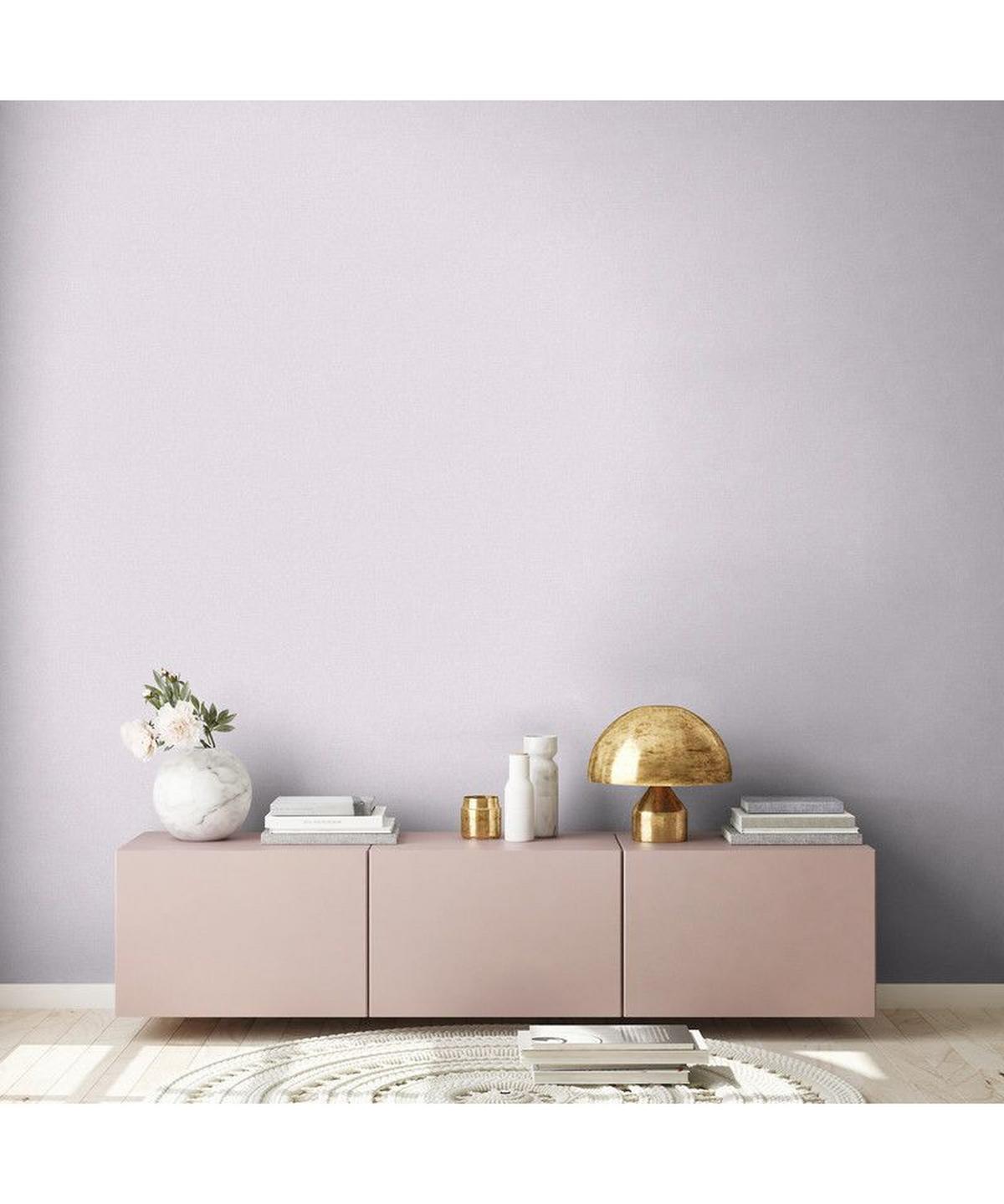 VLIESTAPETE Lila 53/1005 cm - Lila, Textil (53/1cm) - KUNSTLOFT