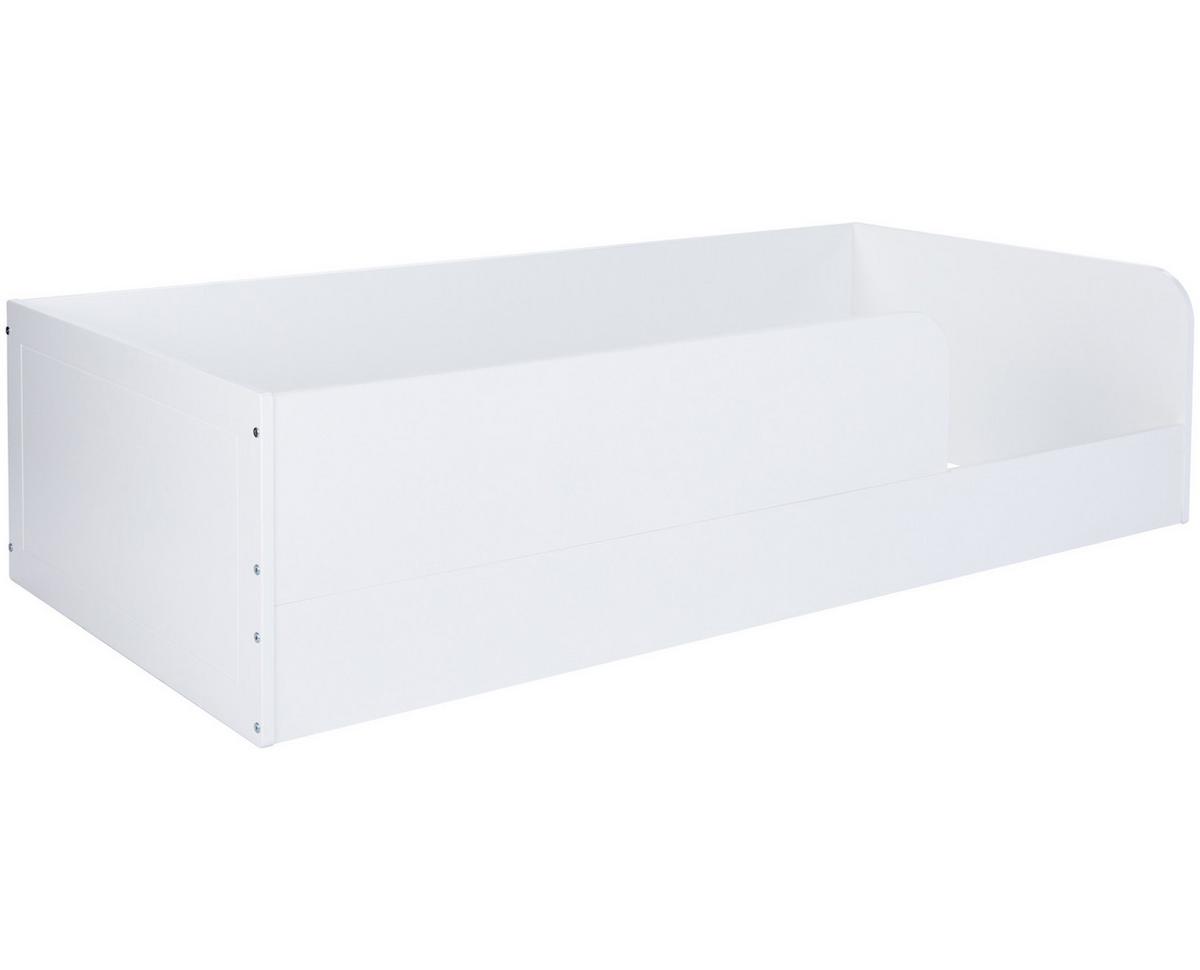 BODENBETT Thilo 90 x 200 cm - Weiß, Holzwerkstoff (90/200cm) - arthur berndt