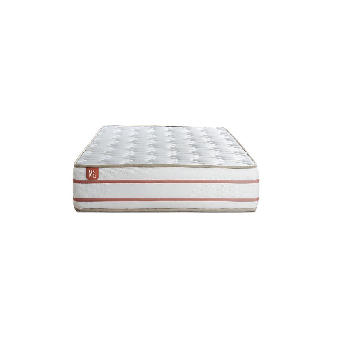 MATRATZE Le Doux Memory-Schaum 90 x 200 cm h4 - Weiß, Textil (90/200cm) - Marmottes & Co