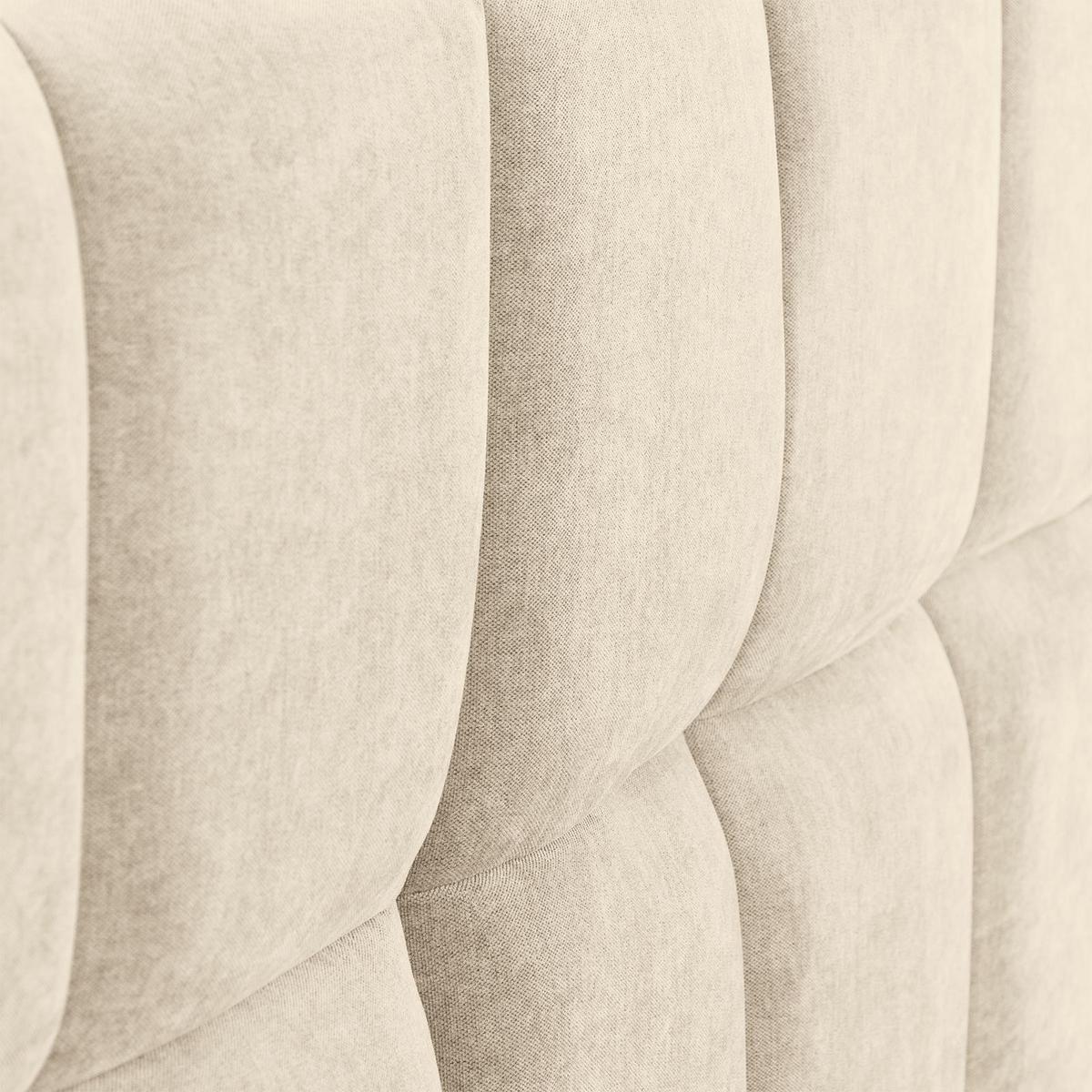 POLSTERBETT EMILIA 140x200 cm cremeweiß - Creme, Textil (140/200cm) - IDIMEX