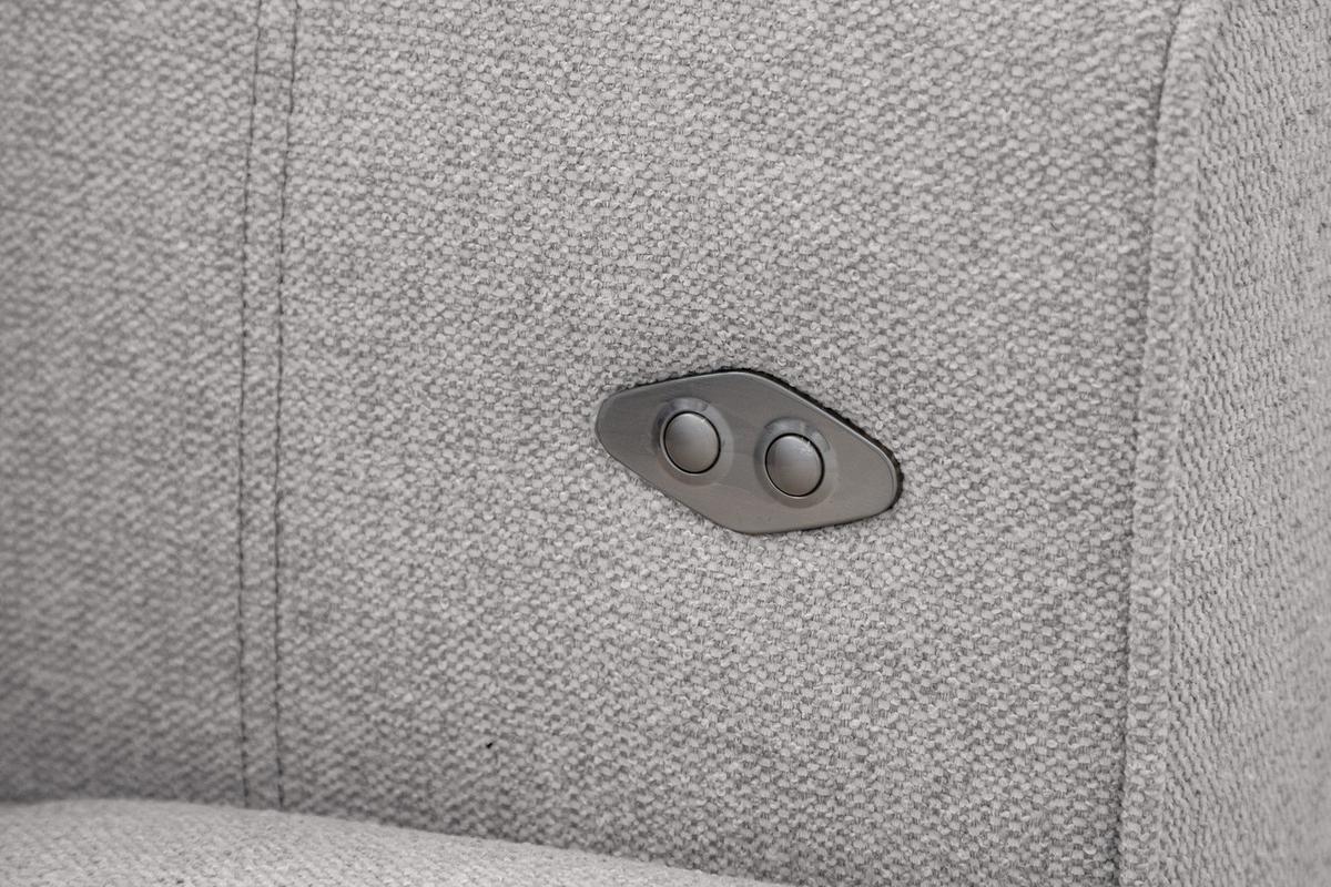 SOFA QUARTZ 3-Sitzer mit Ausziehsitz, creme - Creme, Holzwerkstoff/Textil (202/80/102cm) - Wozimo