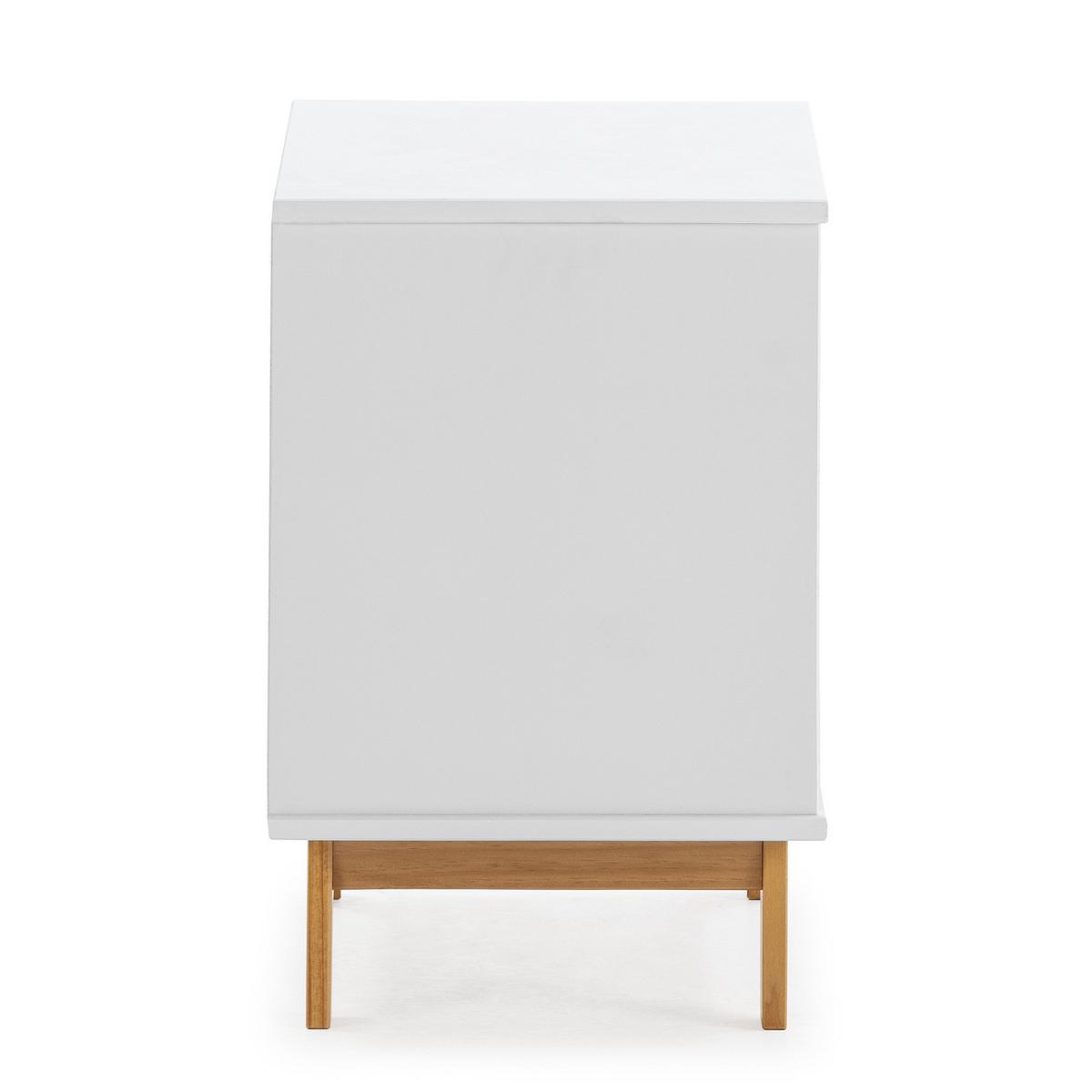 NACHTTISCH Miranda 2 Schubladen Weiß - Weiß, Holz (43/52/35cm) - VS Venta-stock