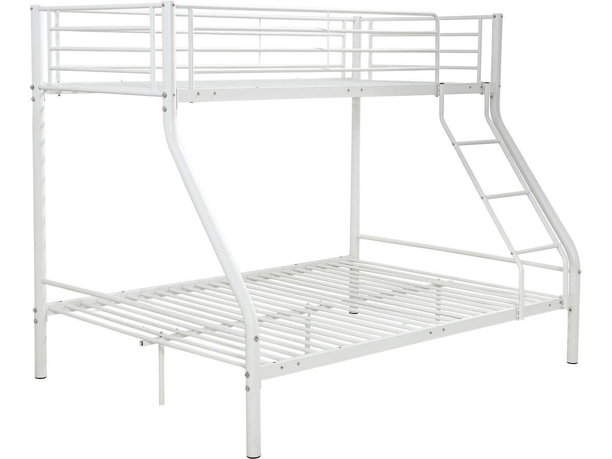 ETAGENBETT leo weiss - Weiß, Metall (190/140cm) - Habitat Garten