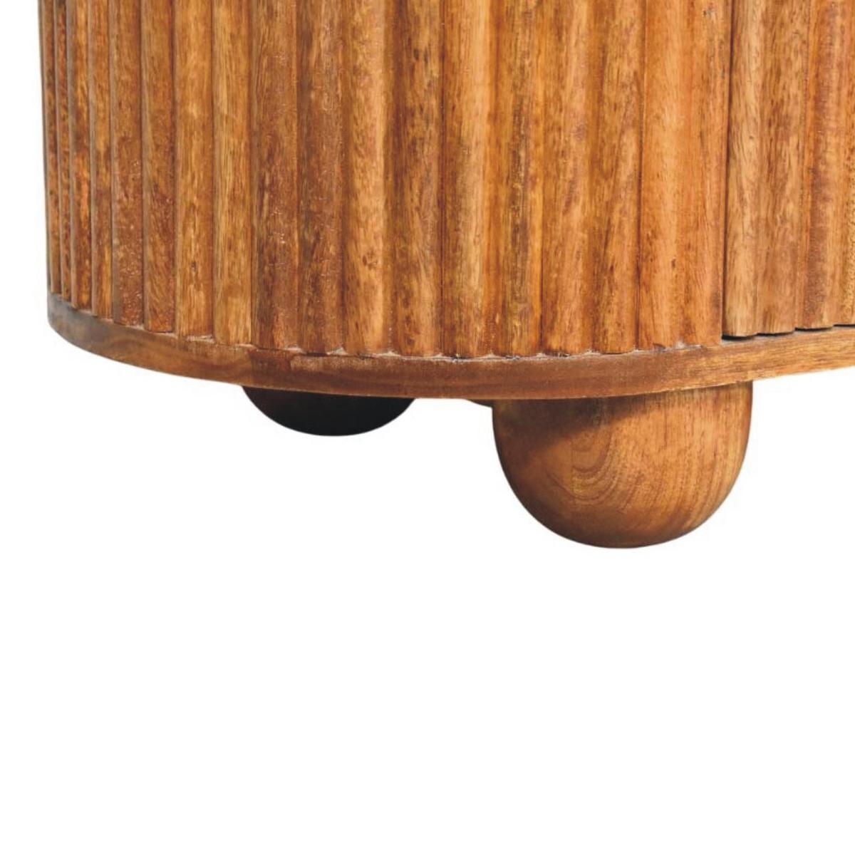 SIDEBOARD mit Amber-Eichen-Finish, Platz auf der Tischplatte, braun - Goldfarben/Braun, Holz/Metall (135/79/35cm) - Artisan Furniture