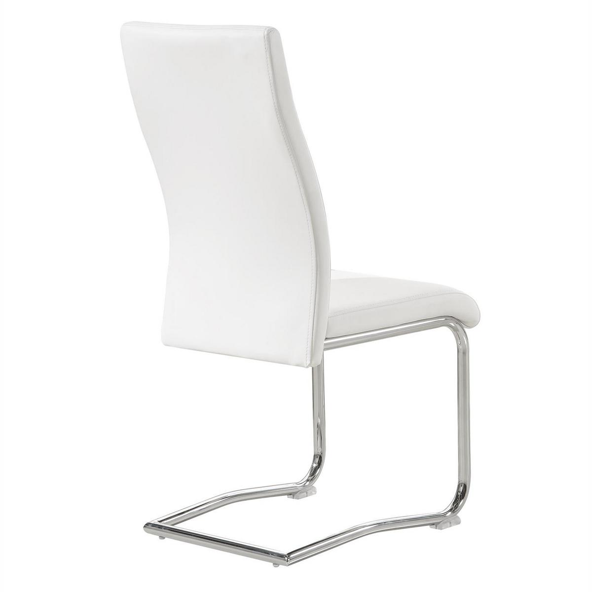 ESSZIMMERSTUHL LOANO 4er-Set weiß - Weiß, Textil (42/98/60cm) - CARO-Möbel