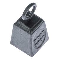 TÜRSTOPPER Gewicht - Schwarz, Metall (7/7cm) - Homescapes