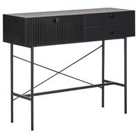 KONSOLENTISCH Schwarz Coventry - Schwarz, Holzwerkstoff (32/100/79cm) - Beliani