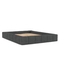 POLSTERBETT Kea mit Stauraum 160/200 cm Anthrazit im Bubble Stoff - Anthrazit/Schwarz, Holz/Holzwerkstoff (160/200cm) - AltaBeds