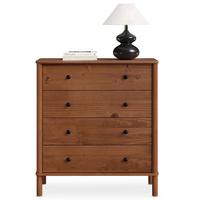KOMMODE APOANA Kastanie - Kastanienfarben, Holz (90/99/40cm) - IDIMEX