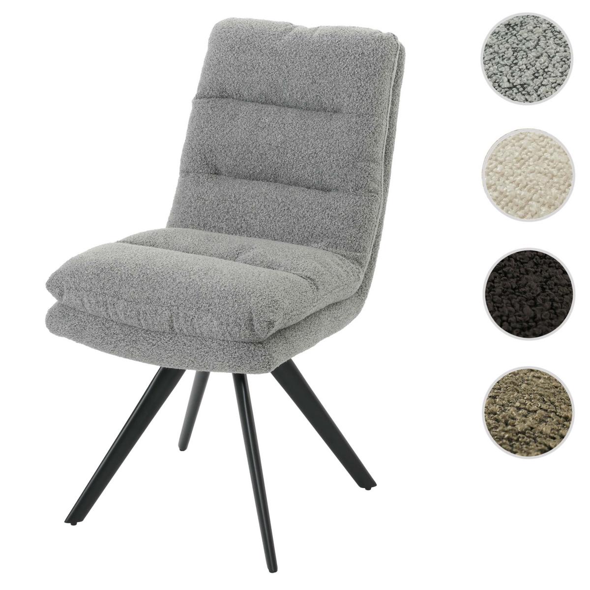 ESSZIMMERSTUHL Grau - Hellgrau/Grau, Textil (48/92/68cm) - MCW