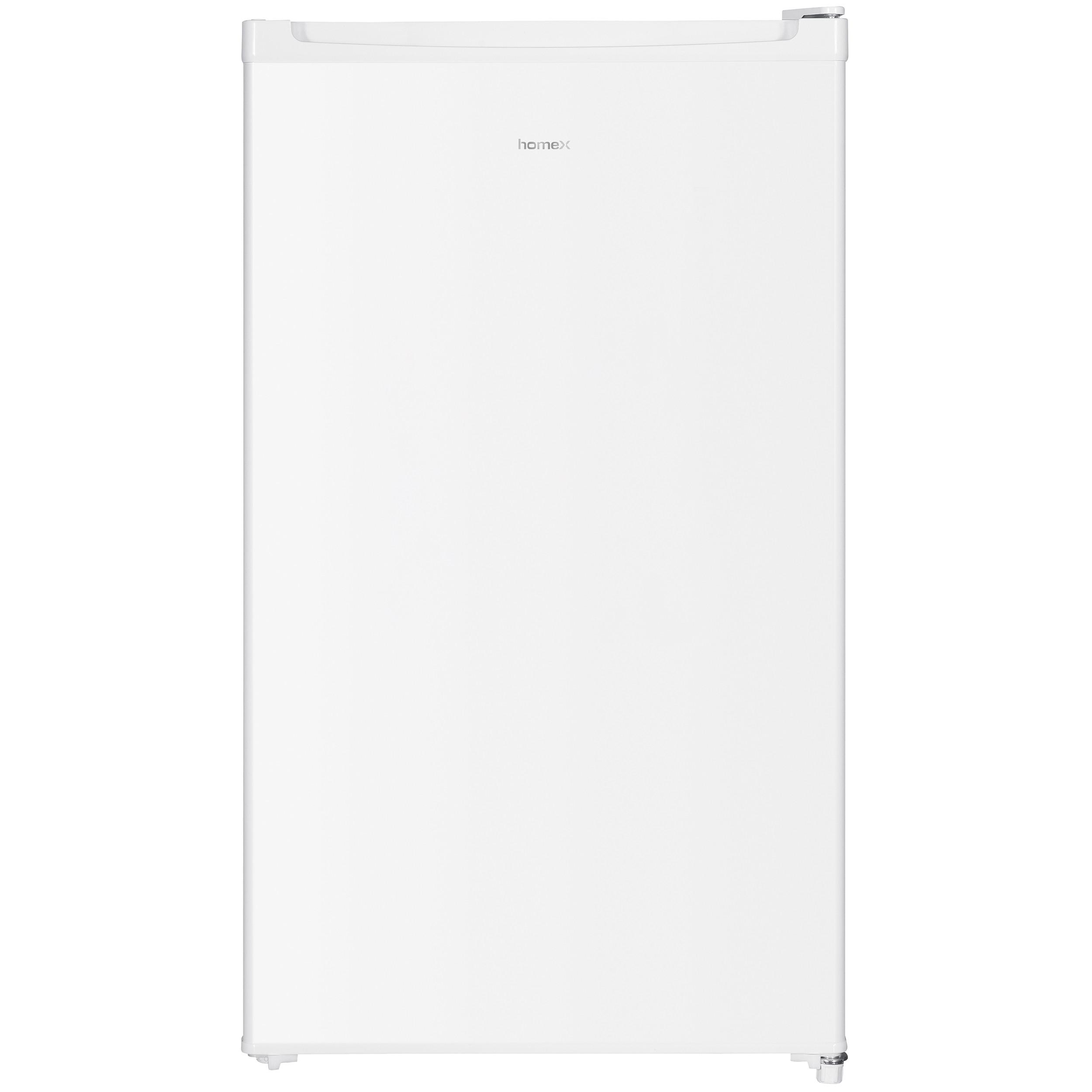 KÜHLSCHRANK CS0881-W ohne Gefrierfach klein - 90L Nutzinhalt, freistehend, kompakt, weiß - Weiß, Glas/Kunststoff (47.5/85/44.5cm) - homeX