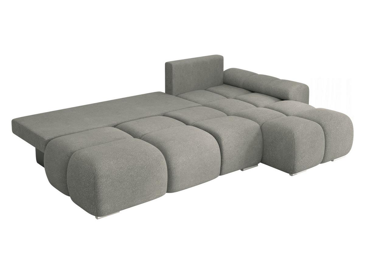 ECKSOFA Bestii, Seite: Links - Schwarz/Bronzefarben, Holz/Kunststoff (270/183cm) - MIRJAN24