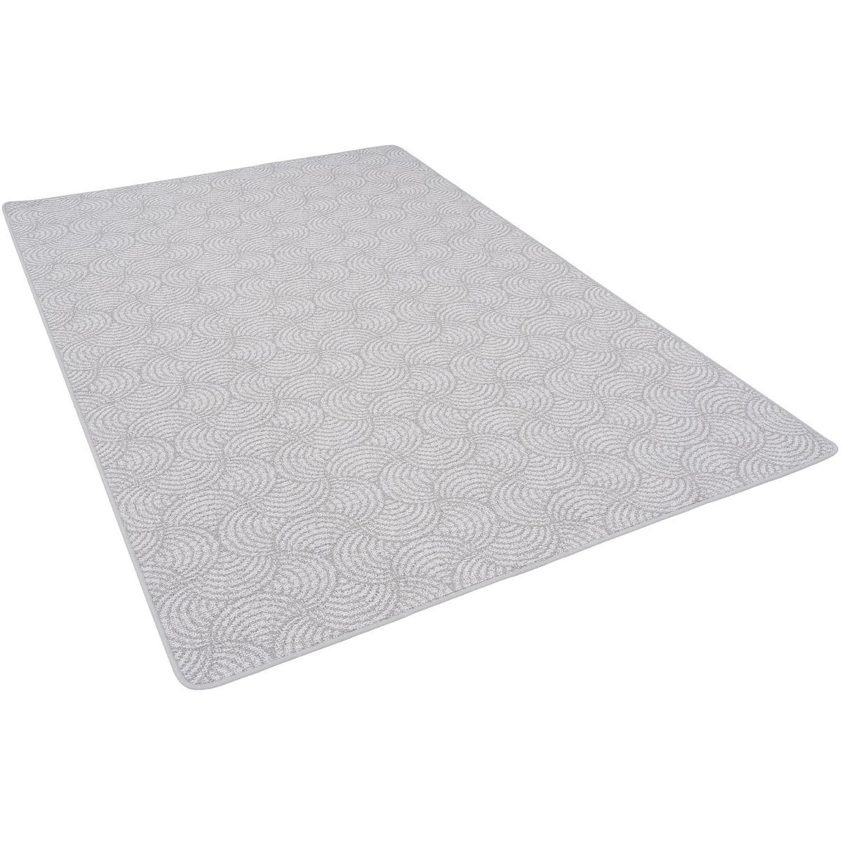 FEINSCHLINGE DESIGNER TEPPICH CIRCLE - Grau, Textil (133/133cm) - Snapstyle