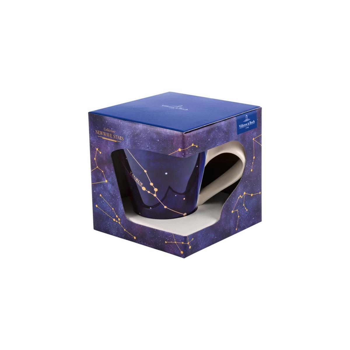 TASSE STIER NewWave Stars weiß-blau 300 ml - Blau/Weiß, Keramik (0.3L) - Villeroy & Boch