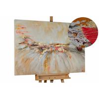 ÖLGEMÄLDE 120/80 cm - Beige/Weiß, Holz/Textil (120/80cm) - KUNSTLOFT