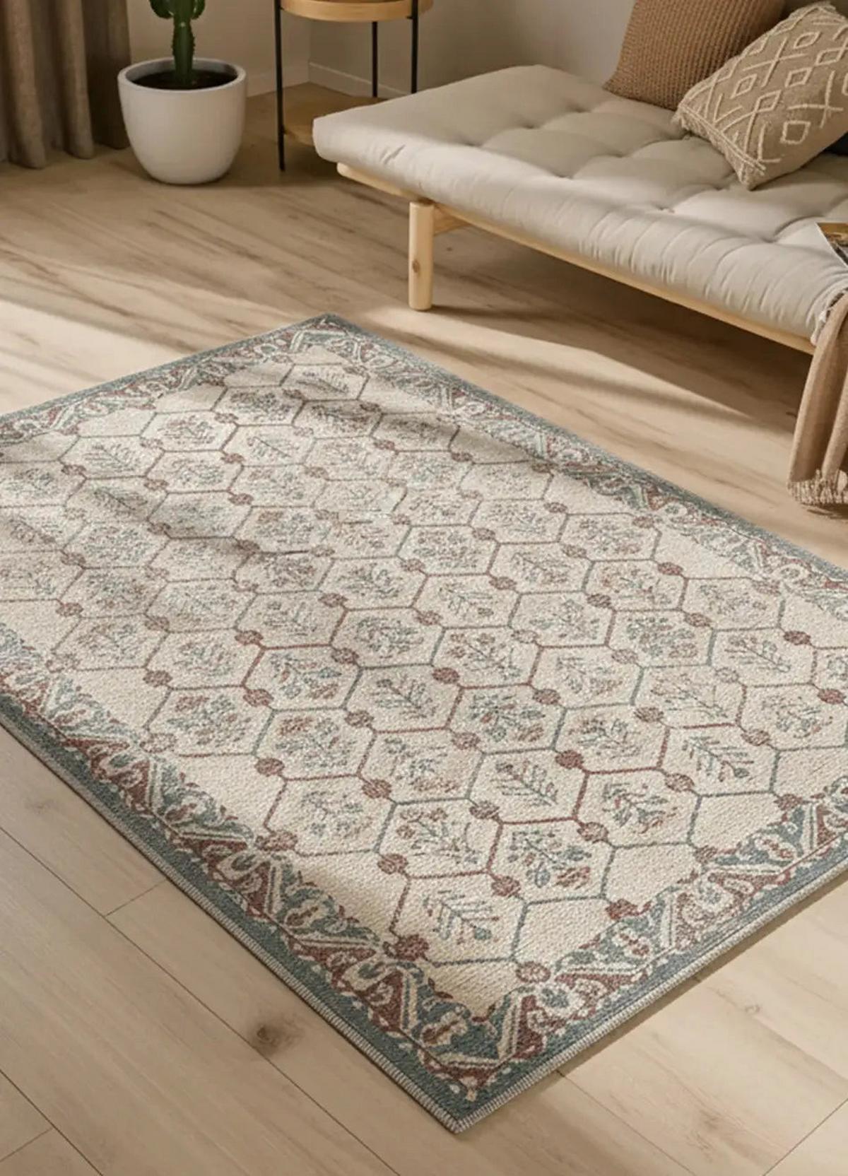 IN- & OUTDOOR-TEPPICH Blau / Kupfer Lua 80/150 cm - Blau/Kupferfarben, Textil (80/150cm) - Atticgo