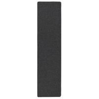 FEINSCHLINGEN VELOUR LÄUFER TEPPICH STRONG - Schwarz/Grau, Textil (100/200cm) - Snapstyle