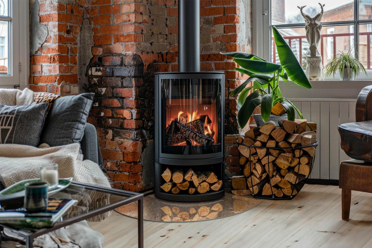 GLASPLATTE für Kamin 100x100 cm - Beige, Glas (100/100/0.4cm) - TULUP