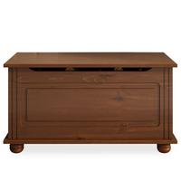 SITZTRUHE BRISTOL Kastanie - Kastanienfarben, Holz (85/45/43cm) - IDIMEX