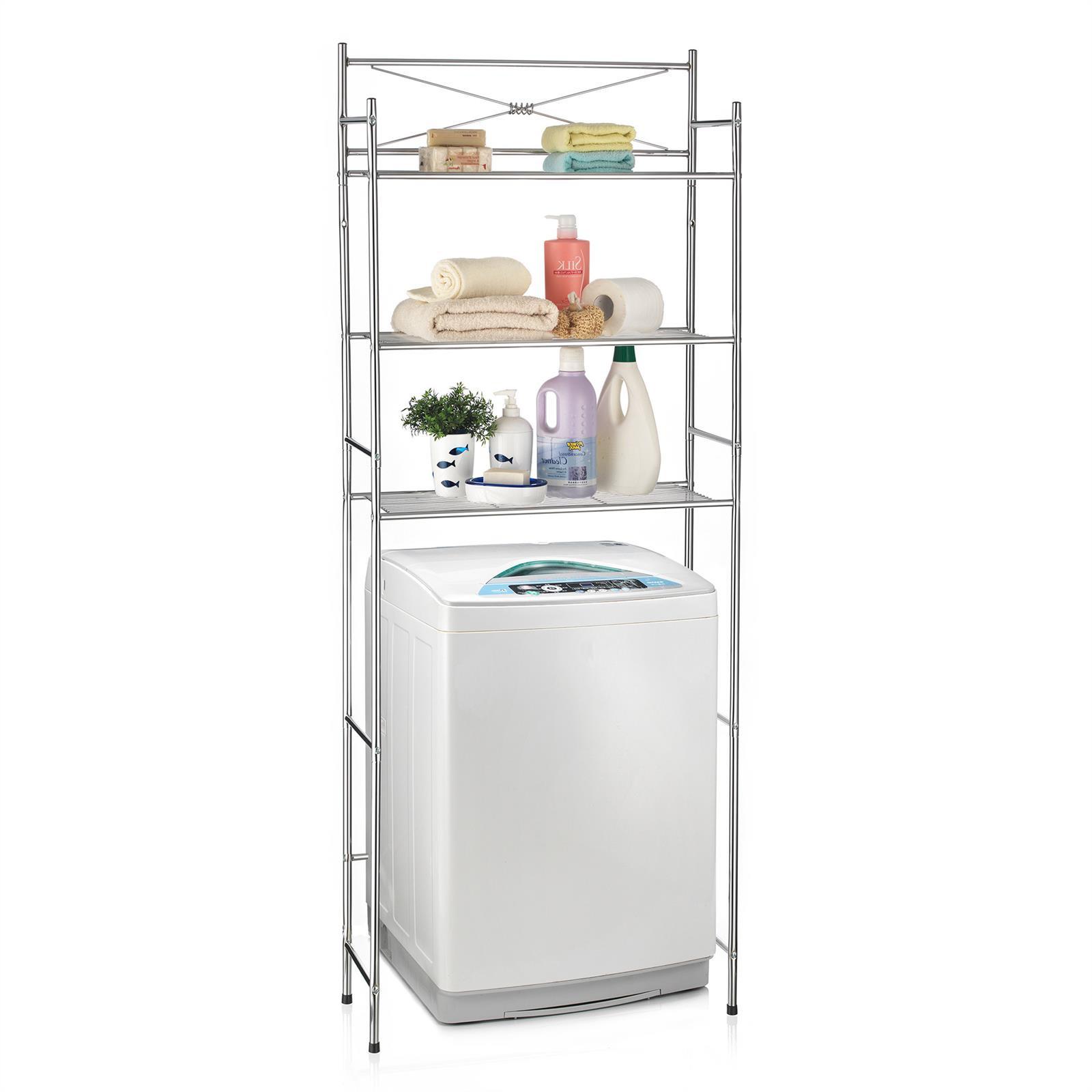 TOILETTENREGAL MARSA chrom - Chromfarben, Metall (65/164/22cm) - CARO-Möbel