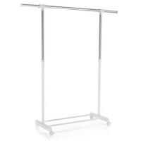 ROLLGARDEROBE SALA weiß - Weiß, Metall (93/96/44cm) - CARO-Möbel