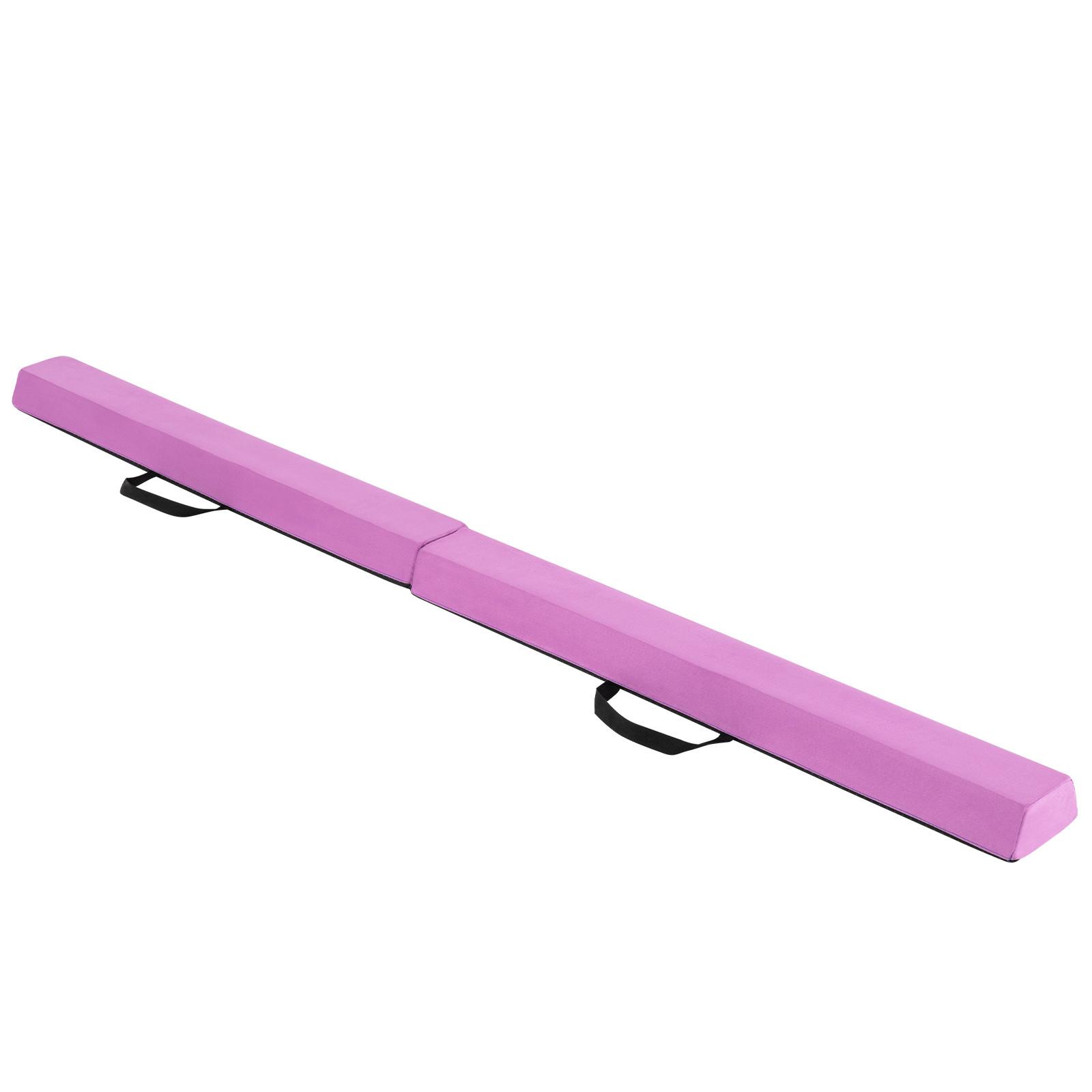 SCHWEBEBALKEN Lila - Lila, Textil (210/15cm) - COSTWAY