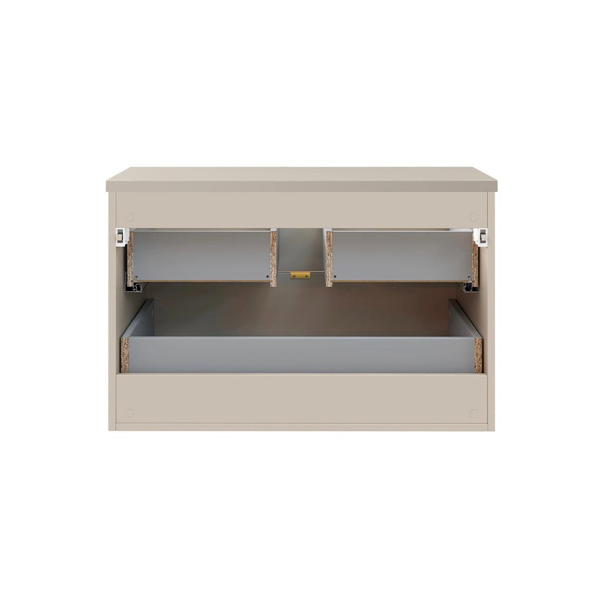 WASCHTISCHUNTERSCHRANK 80.6cm Azel Kaschmir - Beige, Holzwerkstoff (80.6/52/46cm) - Petits-meubles