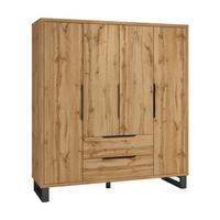 SCHRANK 4 Türen Eden Holz - Braun, Holzwerkstoff (190.7/210.3/60cm) - Petits-meubles