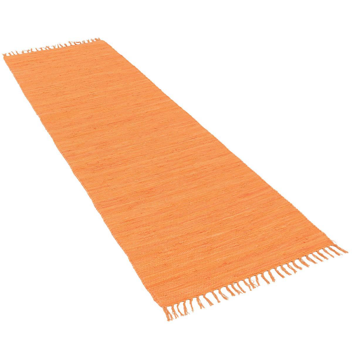 BAUMWOLLE NATUR TEPPICH LÄUFER JOLLY COTTON - Terracotta, Textil (90/160cm) - Pergamon