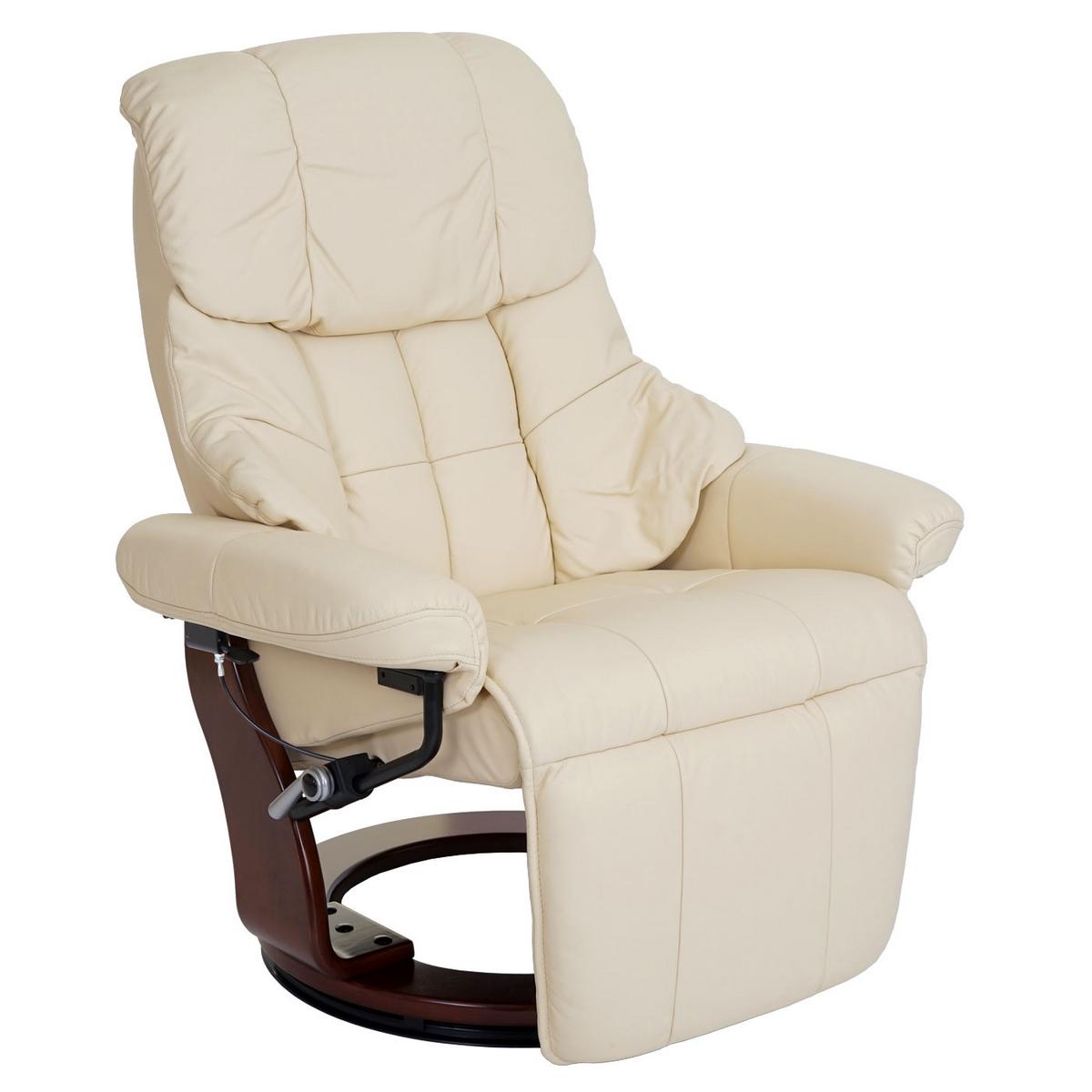 RELAXSESSEL 2 Beige - Beige, Leder (90/105/82cm) - MCA