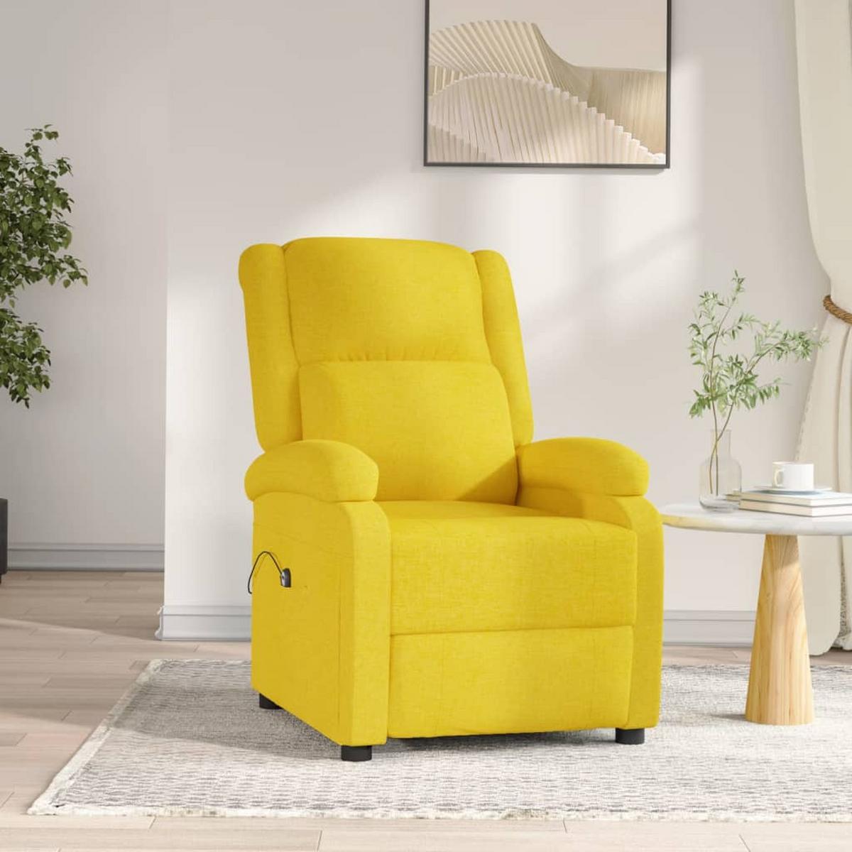 FERNSEHSESSEL Liedtke Gelb - Gelb, Metall (70/98.5/90.5cm) - Nettlife