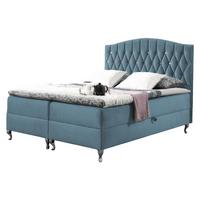 BOXBETT Puerto - H3 - Hellblau, Holz (140/200cm) - MIRJAN24