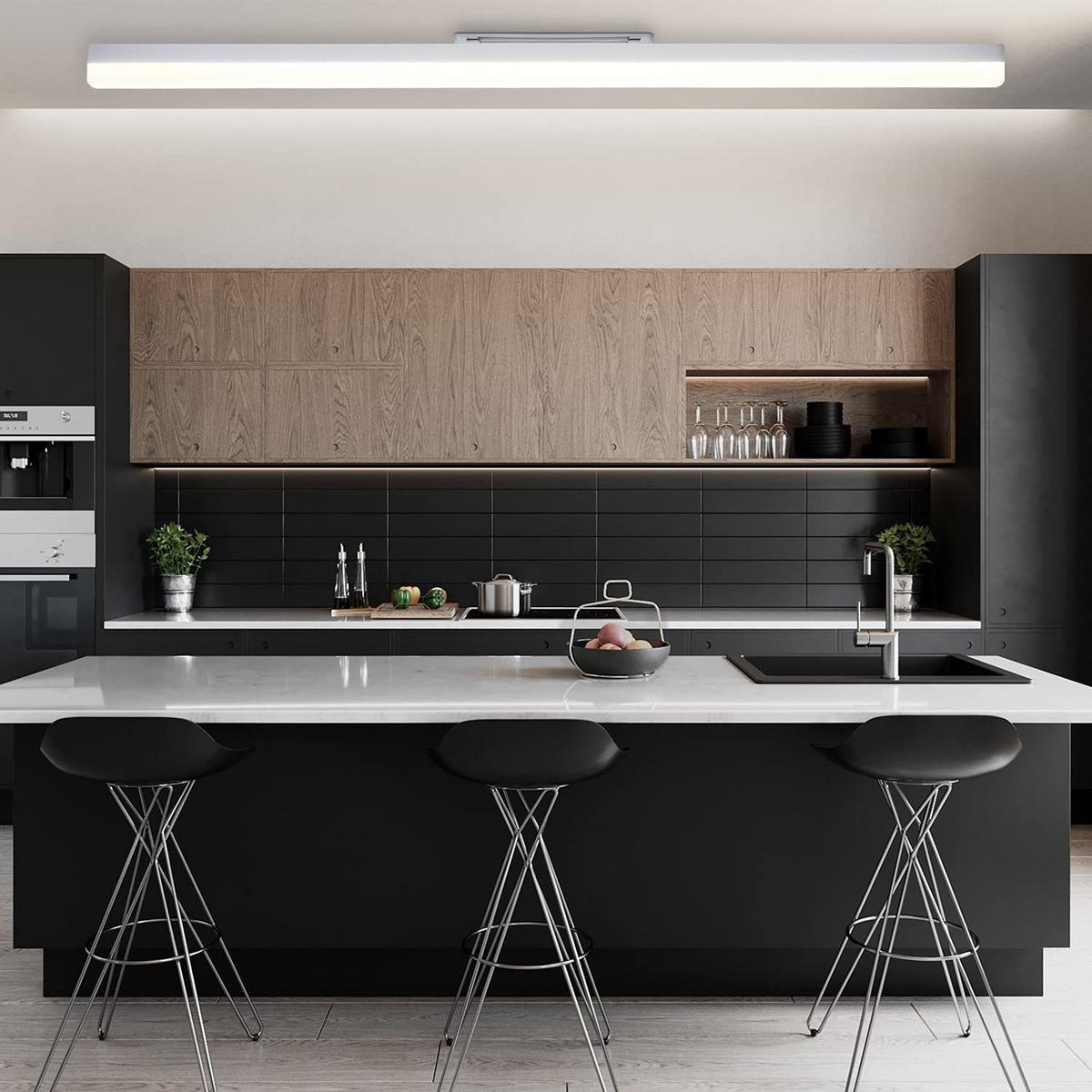 LED-DECKENLEUCHTE Ahri 90/4.5/5cm - Weiß, Metall (90/4.5/5cm) - ZMH