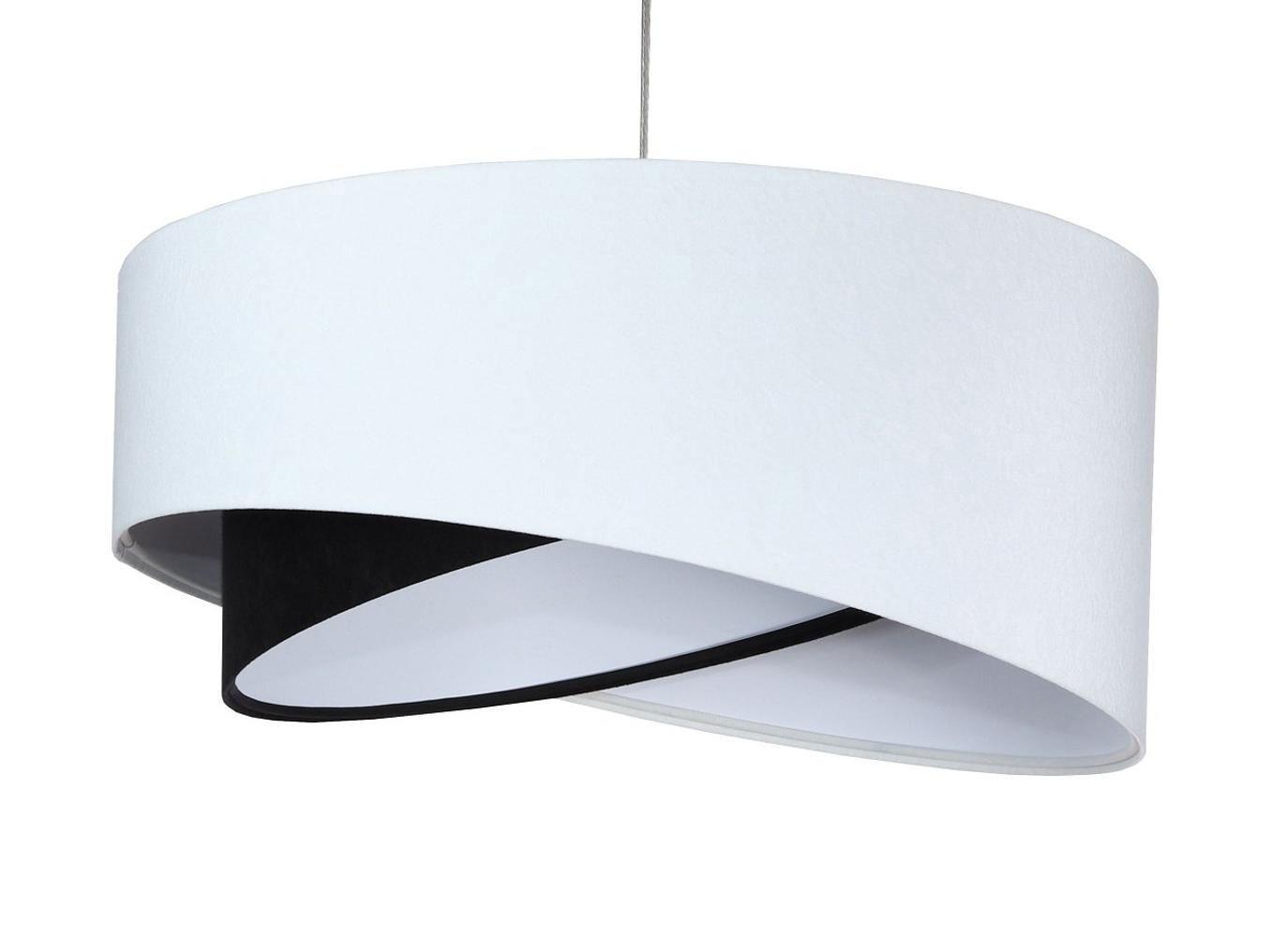 HÄNGELEUCHTE Schwarz 50/23 cm - Schwarz/Weiß, Kunststoff (50/1.3/23cm) - ONZENO