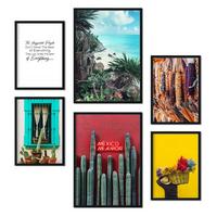 POSTER Set Mit 6 Leben In Voller Farbe A3 & A4 Rahmenlos - Klar, Papier (29/3cm) - Nacnic