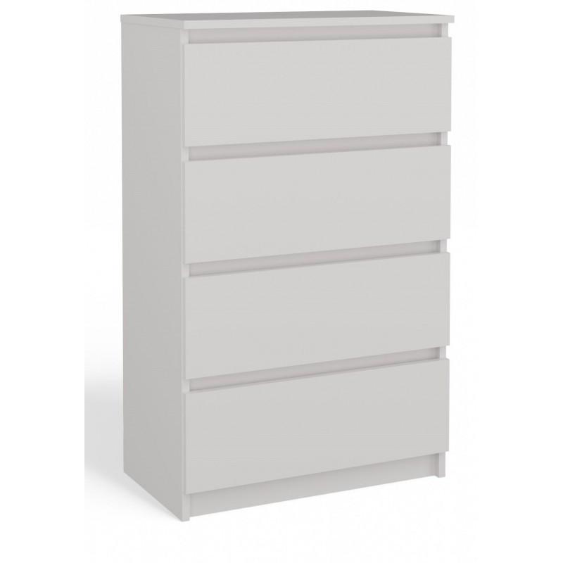 KOMMODE Weiß 70/97/40 - Weiß, Holzwerkstoff (70/97/40cm) - RAUMHIRSCH FURNITURE