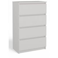 KOMMODE Weiß 70/97/40 - Weiß, Holzwerkstoff (70/97/40cm) - RAUMHIRSCH FURNITURE