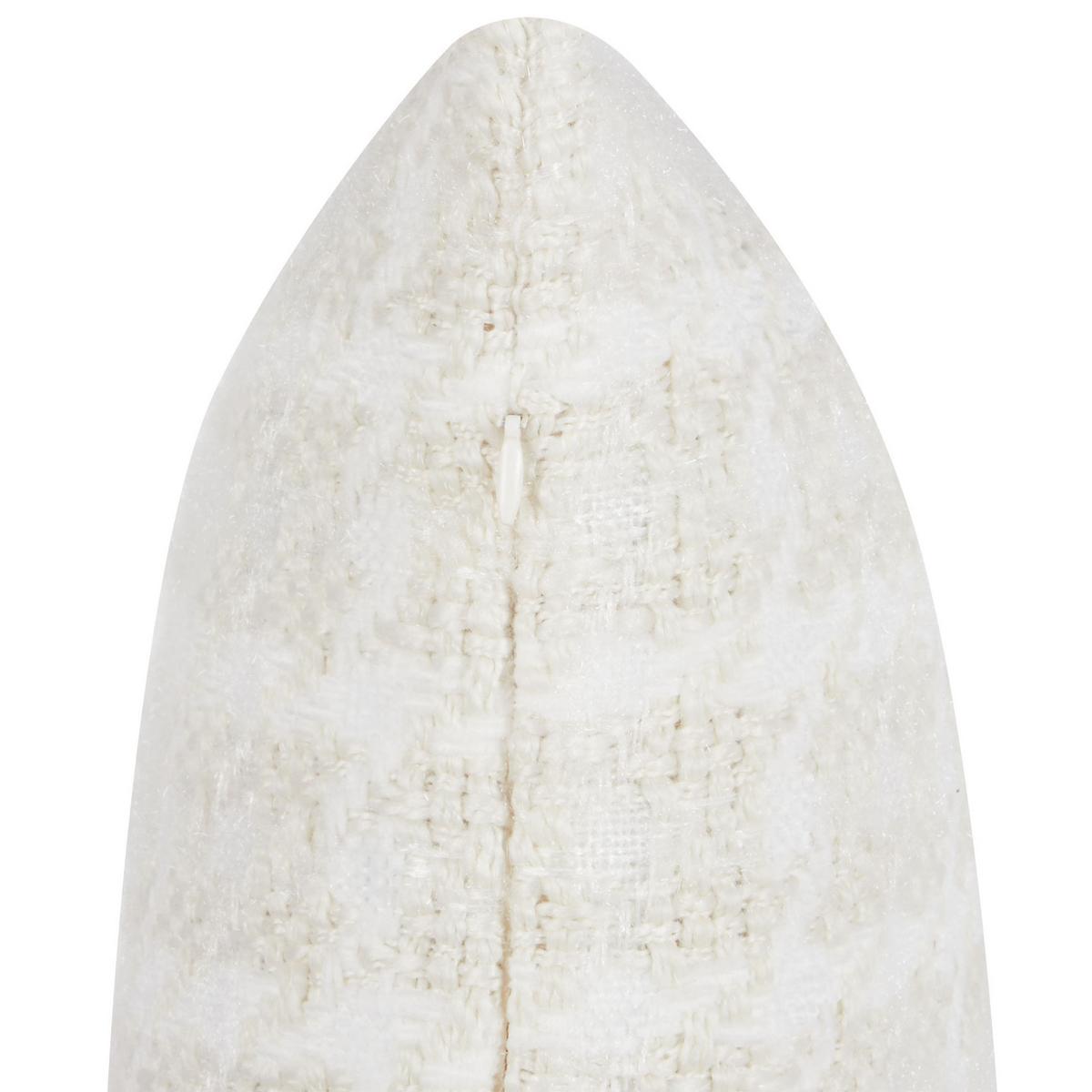 DEKOKISSEN 2er-Set Beige 45/45 cm Douris - Beige/Weiß, Textil (45/45cm) - Beliani