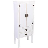 SCHRANK aus Holz 60x30x142 cm - Weiß, Holz (60/142/30cm) - Wanderlust
