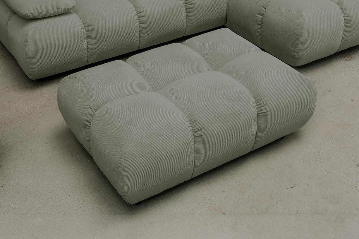 SITZGRUPPE VIVIEN 3ER SET Grün Cord (1er-Set) - Olivgrün/Grün, Kunststoff/Textil (510/85/359cm) - KAWOLA