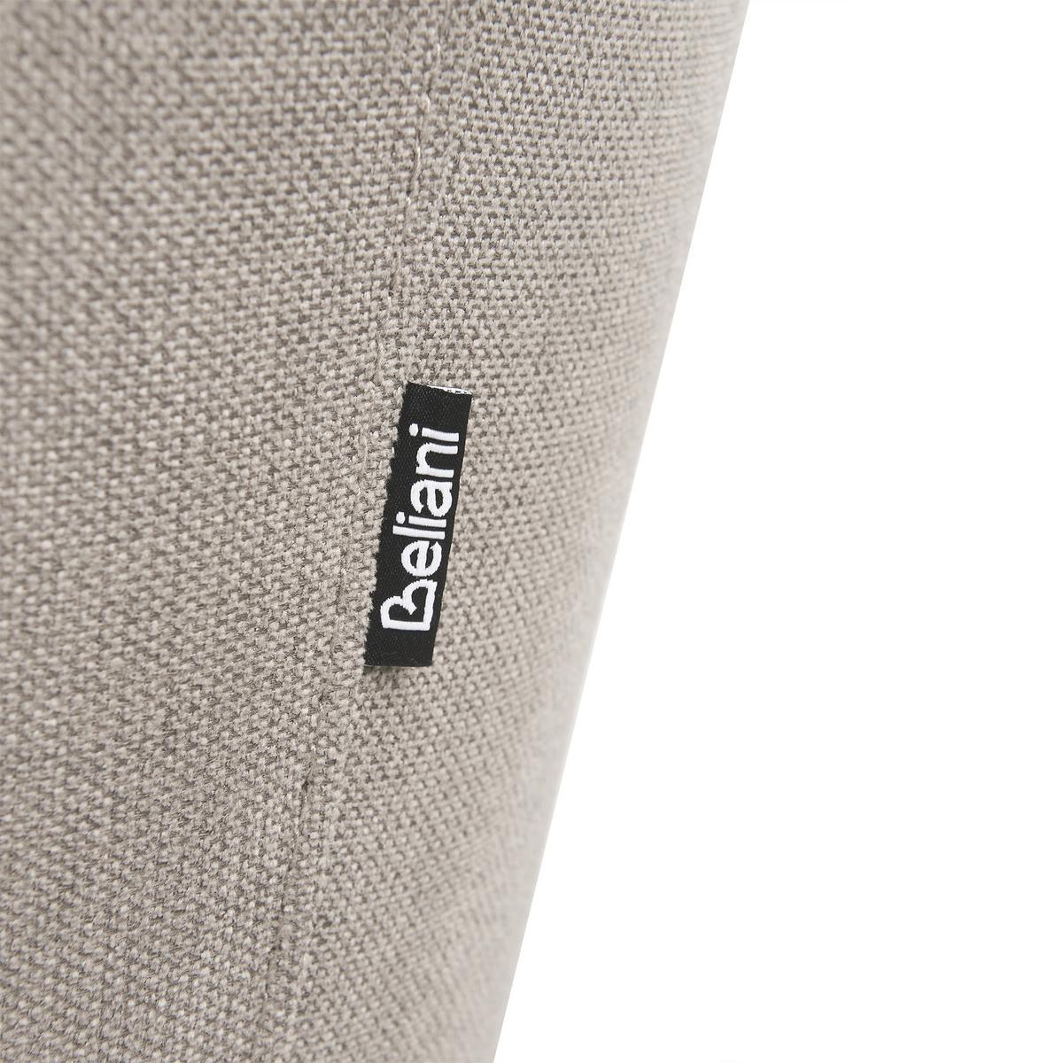 SESSEL Taupe Orsta - Taupe/Goldfarben, Textil (112/73/85cm) - Beliani