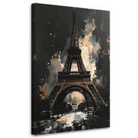 LEINWANDBILD Städte & Architektur 40x60cm - Schwarz, Textil (40/60cm) - Feeby